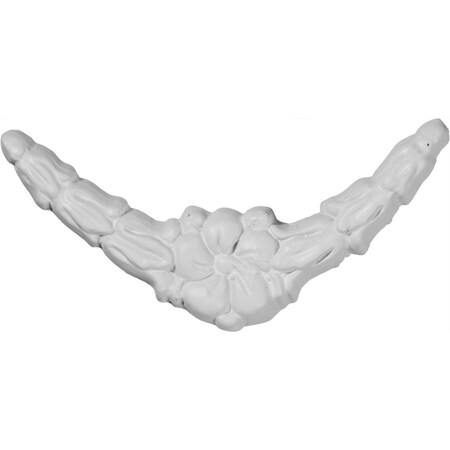 Ekena Millwork 4 1/8"W x 2"H x 3/8"P Southampton Swag Onlay ONL04X02SO